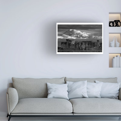 Wrapped Canvas Wall Art - Alexey Kharitonov 'Celestial Angels Cathedral' Wall Art for Living Room, Bedroom, or Office Décor  - 30x47