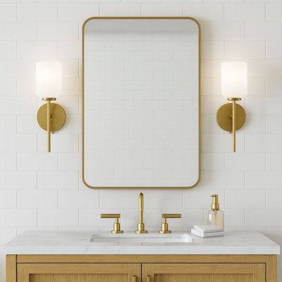 Parkmont Plug & Play 1-Light Wall Sconce in Transitional and Modern Style-14 Inches Tall and 5 Inches Wide