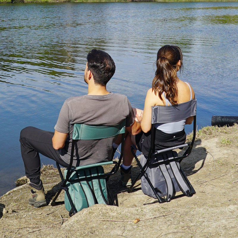 Folding Beach Chair, Green