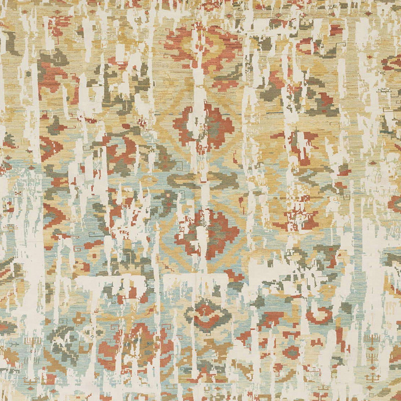 Abstract Indoor Rug, Square 7'