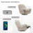 Leno 44.09" Wide Chenille Manual Glider Standard Recliner-94366001