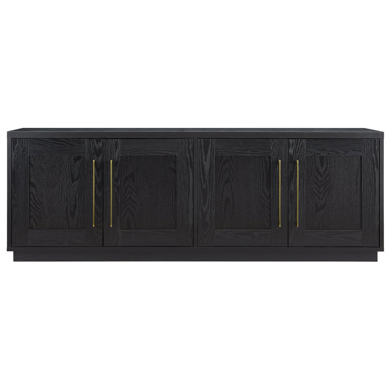 Tillman TV Stand for TVs up to 75", Black Grain