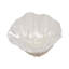Bol en coquille perlée ivoire 9 pouces, fabriqué en polyrésine - 9 po x 8 po x 5 po