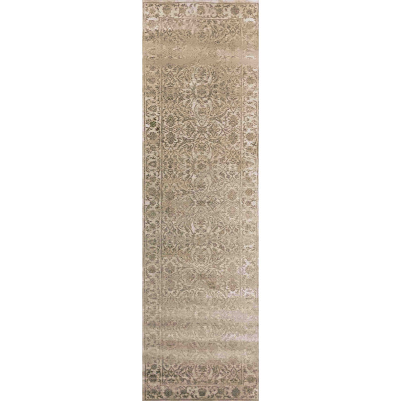 Tapis blanc os Pembroke Pines, Tapis de couloir 2 pi 2 po x 7 pi 7 po