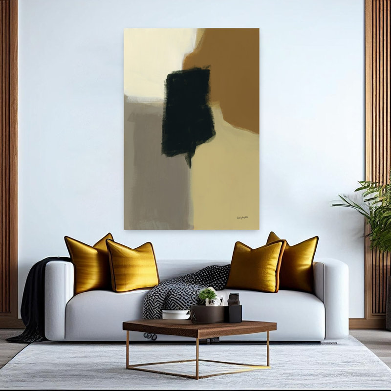 Art contemporain, art contemporain abstrait, H 60 po x l 40 po