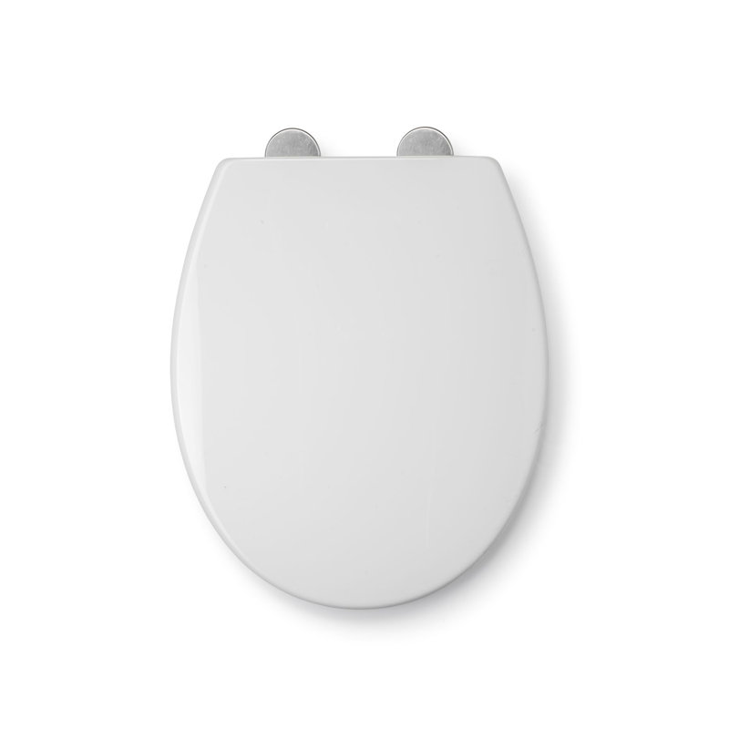Soft Close Toilet Seat with Stick 'n Lock Secure Hinges (Corvo)