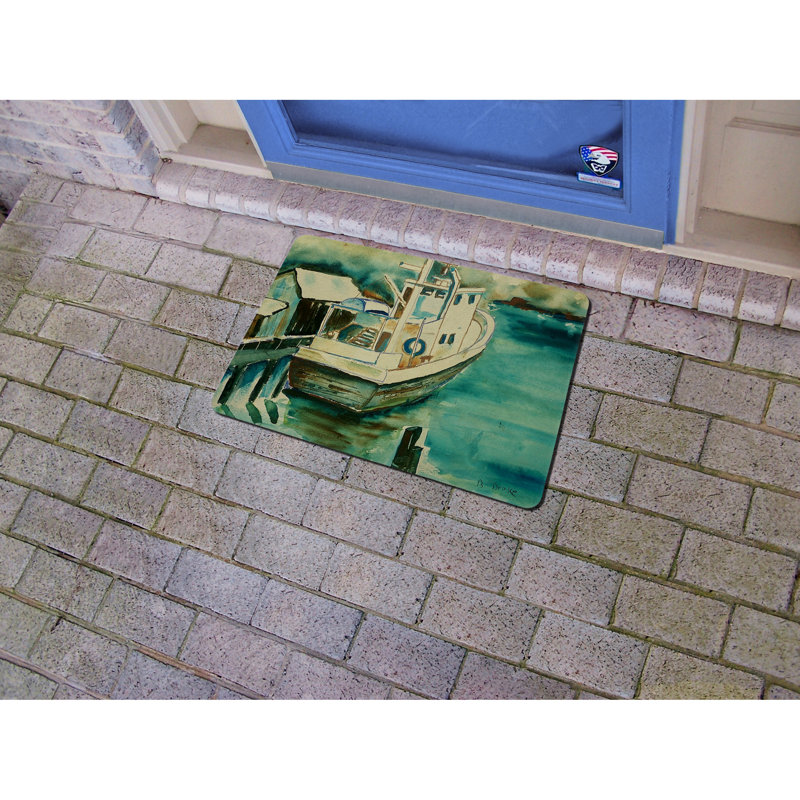 Tapis pour porte de bateau Affric Oyster, Rectangle 1 pi 6 po x 2 pi 2 po