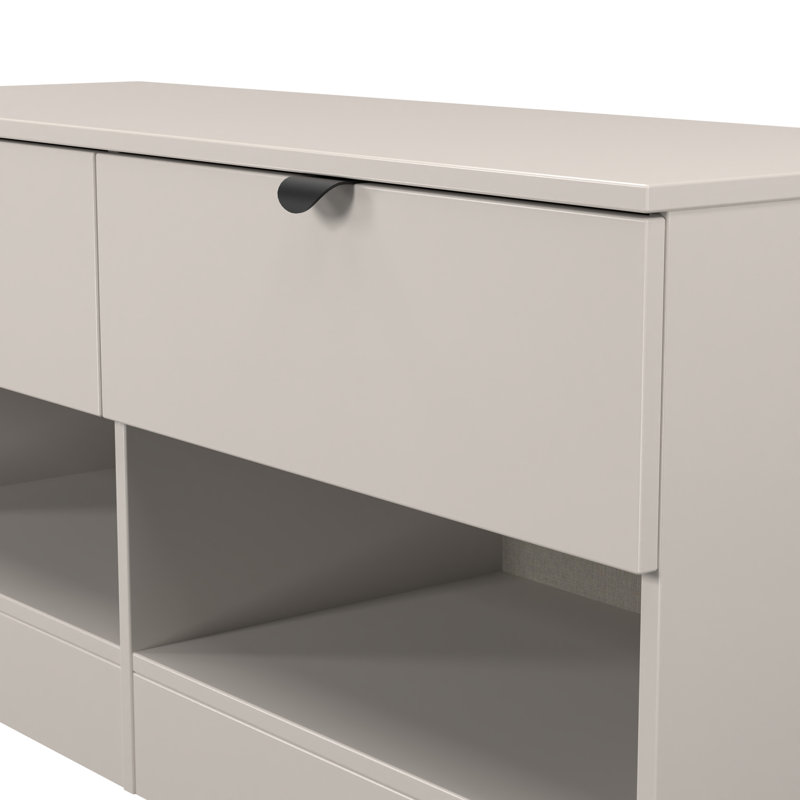 Bernan 110 cm W Chest of 2 Drawers, Beige