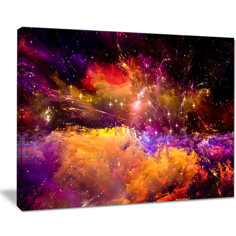 «Universe Fractal Burst», impression sur toile tendue, H 30 po x l 40 po x P 1 po
