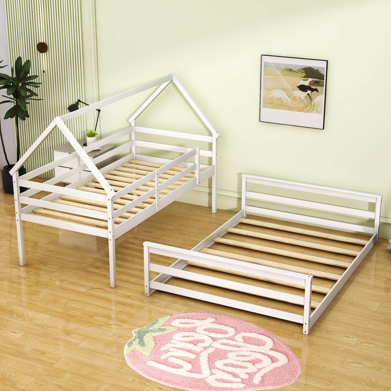 Brackenmore Kids Twin Over Full Bunk Bed, White