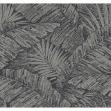 Palm Cove Toile Floral Vinyl Wallpaper Roll