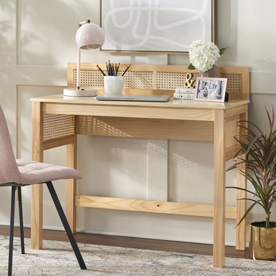 Behiye Solid Wood Writing Desk