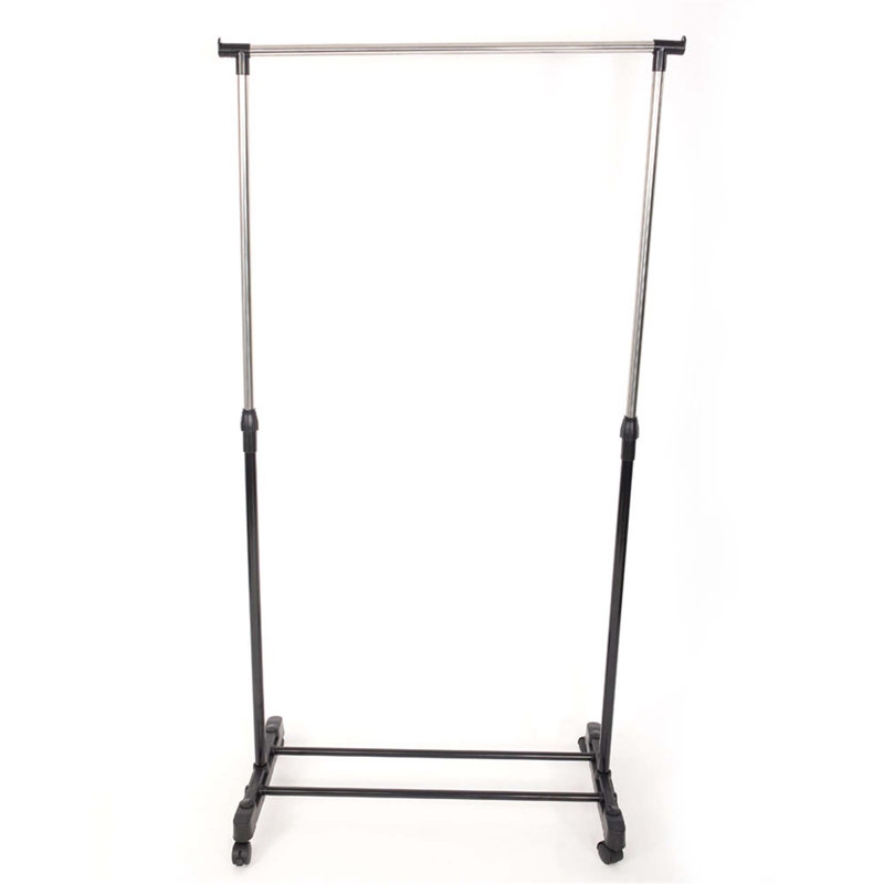 Portemanteaux vertical et horizontal à une barre avec étagère à chaussures