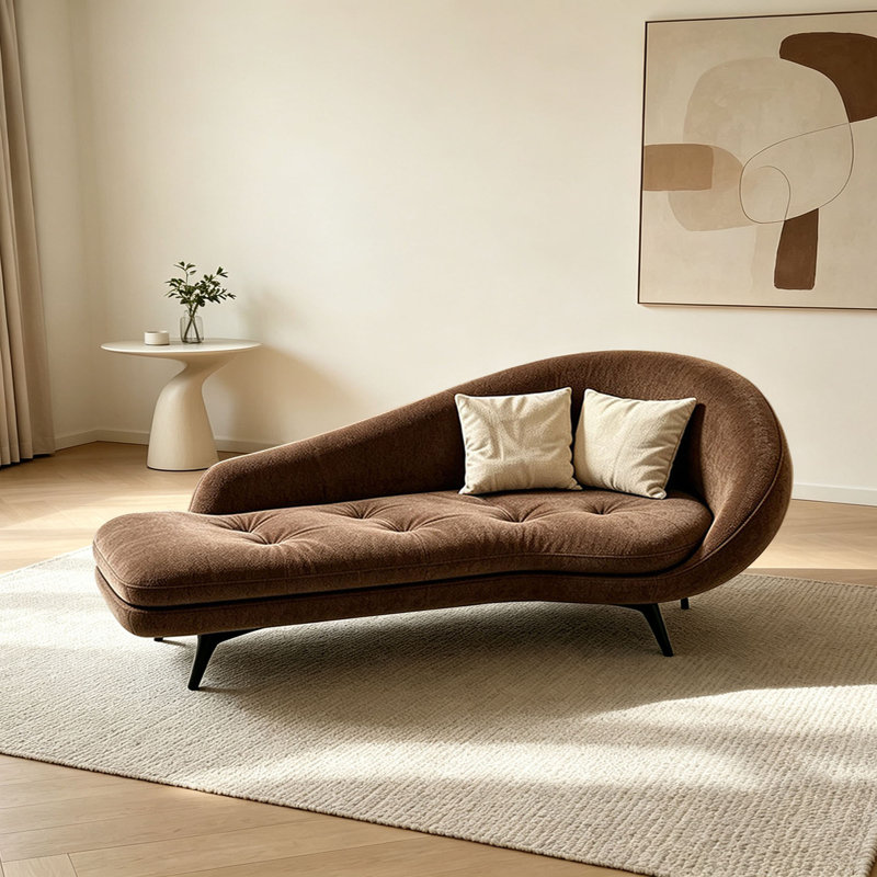 Chaise longue décontractée créative, Right Hand Facing