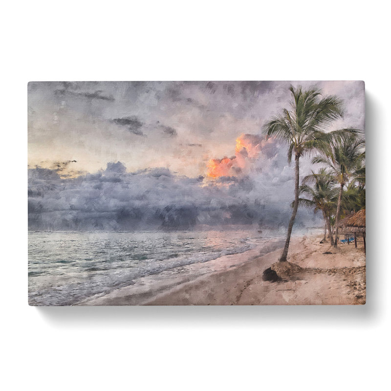 Dominican Republic Beach - Wrapped Canvas, 50cm H x 76cm W x 3cm D