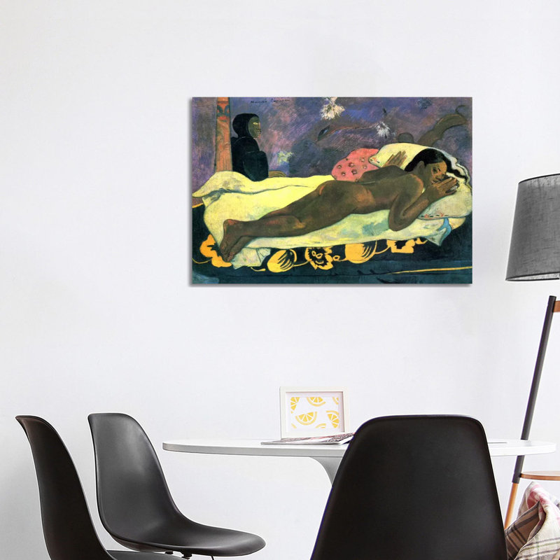 Girl In Bed by Paul Gauguin - Wrapped Canvas Painting, 101.6 cm H x 66.04 cm W x 1.91 cm D