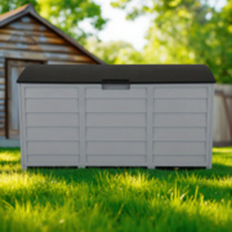 Outdoor Patio Storage Box  Large Capacity, Weather - Resistant Material, Easy Mobility With Wheels, Secure Lid Lock, Multi - Compartment Design
