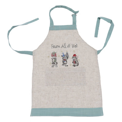 Christmas No Pattern Bib Apron