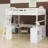 Loft Bed With U-Shaped Desk-187994360