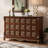 Brown Solid + Manufactured Wood Accent Cabinet-192073881