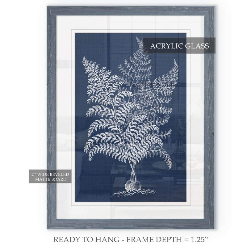 «Lustr Foliage Chintz VI» par Paul Cezanne - reproduction d'art encadrée, H 16 po x l 22 po x P 1 po