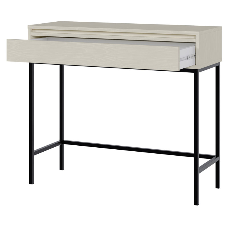 Bannie 90 cm W Console Table, Sand Beige