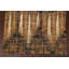 Tapis marocain intérieur / extérieur abstrait noué à la main 5 x 8 po