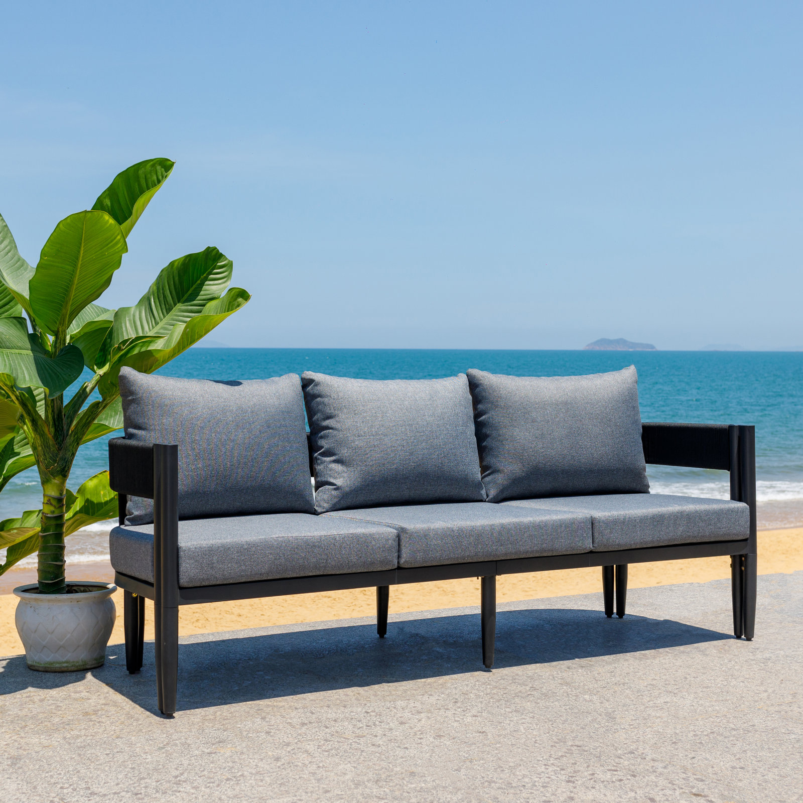 Viola 3 Seater Sofa, Gray
