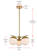 Yearby 3 - Light Dimmable Globe Chandelier