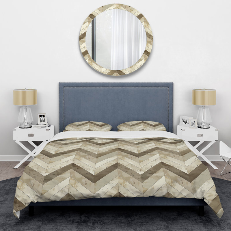 Ensemble de housse de couette Modern, Housse de couette pour grand lit et 2 taies décor