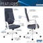 Chaise de bureau Modern Studio, haut dossier