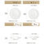 32 Piece Bone China Dinnerware Set, Service for 8 