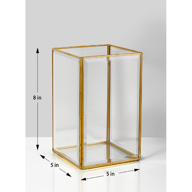 Tabletop Tealight Holder, 8" H x 5" W x 5" D