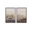 INTO THE WILD I - 20" X 30" - BROWN FLOATER FRAME