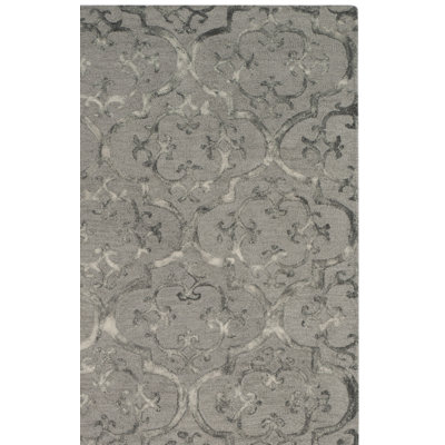 Oakton Hand Tufted Wool Floral Rug