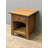 Shabbona Solid Wood End Table with Storage