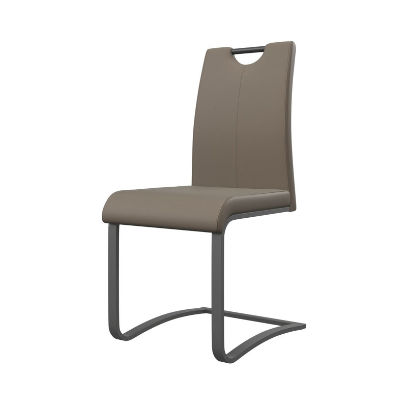 Anikka 48cm H Upholstered Side Chair, Taupe