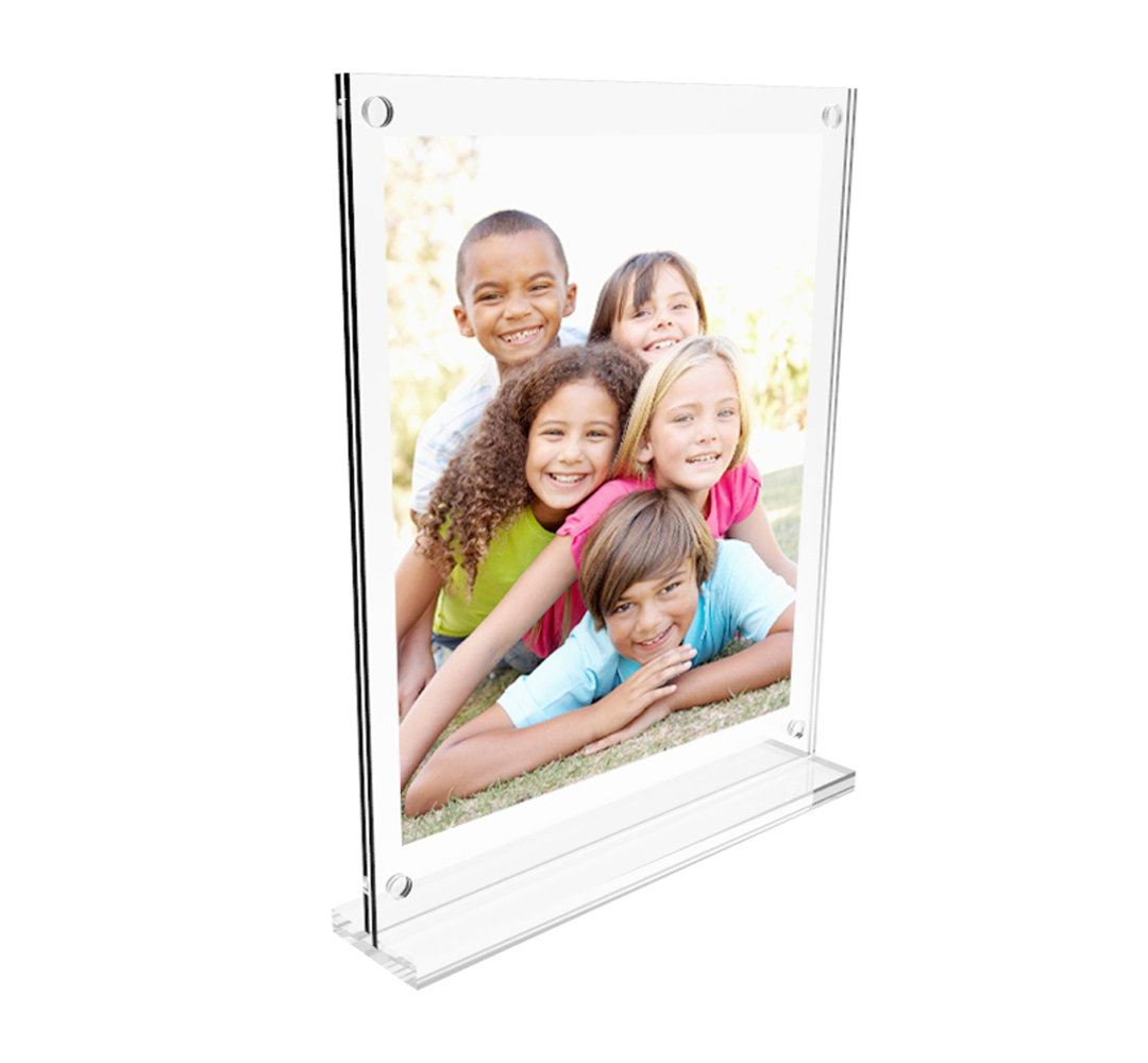 8.5 x 11" Clear Picture FrameAcrylic Photo Frame Frame Sign Holder Magnetic Table Tent Wrought Studio™