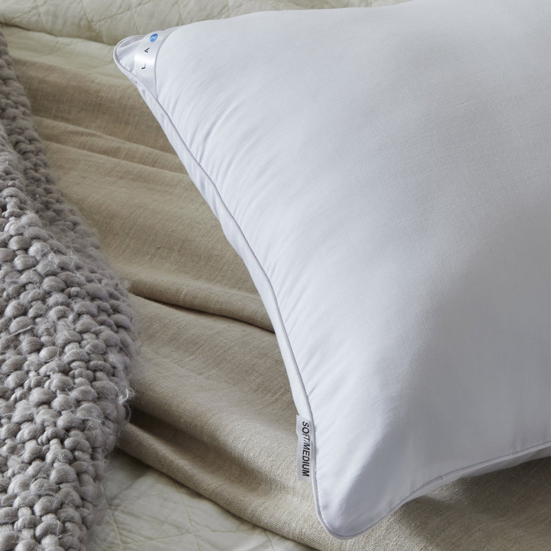 La-Z-Boy Fiber Density Pillow Soft/Medium, King, 2-Pack, King