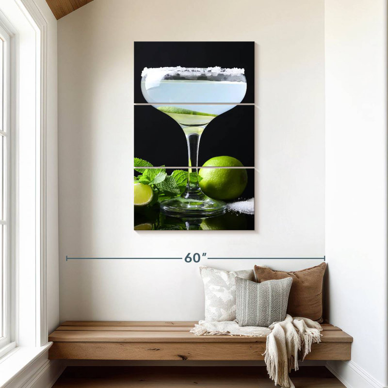 Margarita à la lime, H 45 po x l 28 po