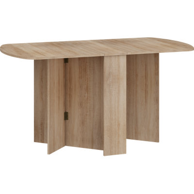 Standridge 80 cm Extendable Oval Dining Table
