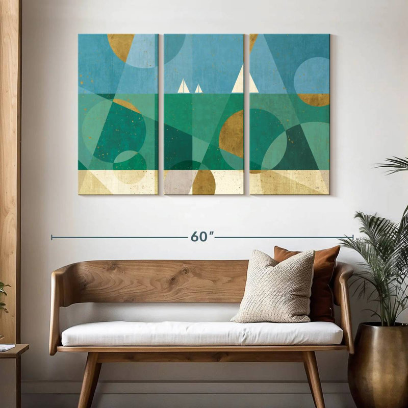 Paysage marin Avery I, H 32 po x l 50 po