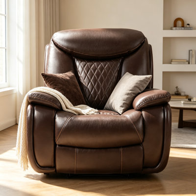 Madeira 40" W Faux Leather Power Recliner