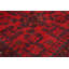 Tapis de zone en laine rouge/noir 4 pi 10 po x 6 pi 5 po noué la 2019s one-of-kind à la main-i 2019s esari Allaina