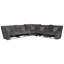Annaliisa 3 - Piece Upholstered Sectional with 4 Lay-Flat Reclining Seats and 5 Accent Toss Pillows-86281569