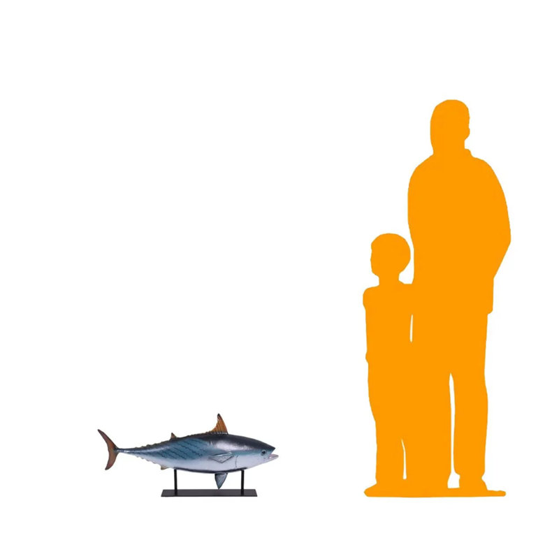Mackerel Tuna Fish on Base Statue