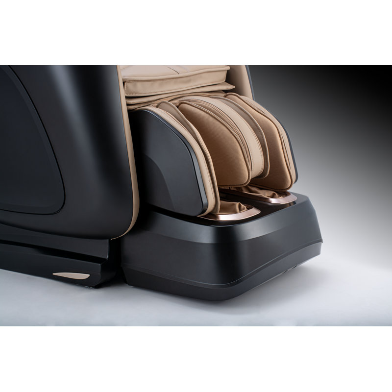 Heated Massage Chair, Black/Cream