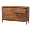 Commode 6 tiroirs Baxton Studio Mandoline Mid-Century