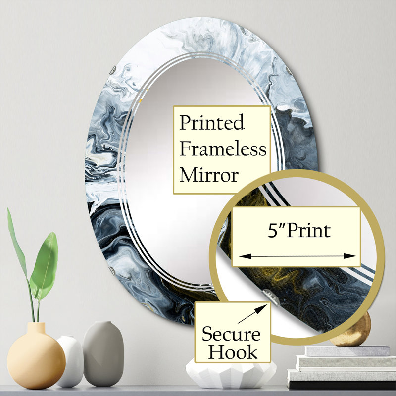 Miroir de salle de bain sans cadre, 30 po x 20 po