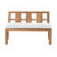 Ilarie Outdoor Teak Bench-744350448